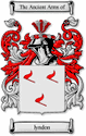 Lyndon Family Shield Ireland Coat of Arms