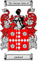 Packard Code of Arms English Family Shield