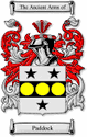 Paddock Code of Arms English Family Shield