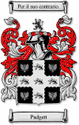 Padgett Code of Arms English Family Shield