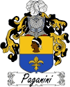 Paganini Family Coat of Arms - Italian