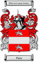 Paine Code of Arms English Family Shield