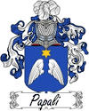 Papali Family Coat of Arms - Italian