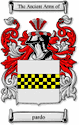 Pardo Code of Arms English Family Shield