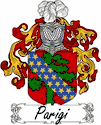 Parigi Family Coat of Arms - Italian