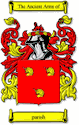 Parish Code of Arms English Family Shield