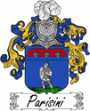 Parisini Family Coat of Arms - Italian