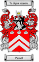 Parnell Code of Arms English Family Shield