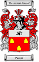 Parrott Code of Arms English Family Shield