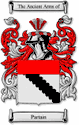 Partain Code of Arms English Family Shield