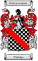 Partridge Code of Arms English Family Shield