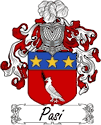 Pasi Family Coat of Arms - Italian