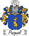 Pasquali Family Coat of Arms - Italian