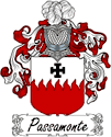 Passamonte Family Coat of Arms - Italian