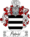 Patrizi Family Coat of Arms - Italian