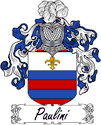 Paulini Family Coat of Arms - Italian