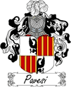 Pavesi Family Coat of Arms - Italian