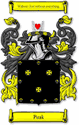 Peak Code of Arms English Family Shield