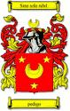 Pedigo Code of Arms English Family Shield