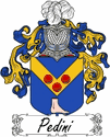 Pedini Family Coat of Arms - Italian