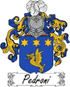 Pedroni Family Coat of Arms - Italian