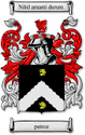 Peirce Code of Arms English Family Shield