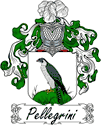 Pellegrini Family Coat of Arms - Italian