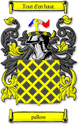 Pellow Code of Arms English Family Shield