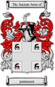 Pentecost Code of Arms English Family Shield