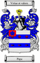 Pepe Family Shield Ireland Coat of Arms