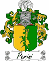 Perini Family Coat of Arms - Italian