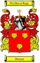 Persson Code of Arms English Family Shield