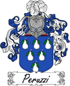 Peruzzi Family Coat of Arms - Italian