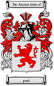 Petit Code of Arms English Family Shield