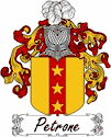 Petrone Family Coat of Arms - Italian