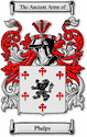 Phelps Code of Arms English Family Shield