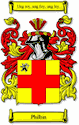 Philbin Code of Arms English Family Shield