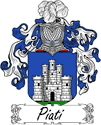 Piati Family Coat of Arms - Italian