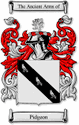 Pidgeon Code of Arms English Family Shield