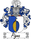 Pigna Family Coat of Arms - Italian