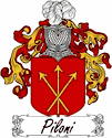 Piloni Family Coat of Arms - Italian