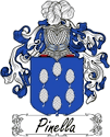 Pinella Family Coat of Arms - Italian