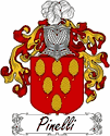 Pinelli Family Coat of Arms - Italian