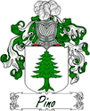 Pino Family Coat of Arms - Italian