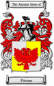 Pittman Code of Arms English Family Shield