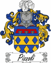 Pizzoli Family Coat of Arms - Italian