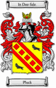 Pluck Code of Arms English Family Shield