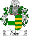 Polani Family Coat of Arms - Italian