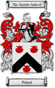 Polard Code of Arms English Family Shield