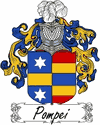 Pompei Family Coat of Arms - Italian